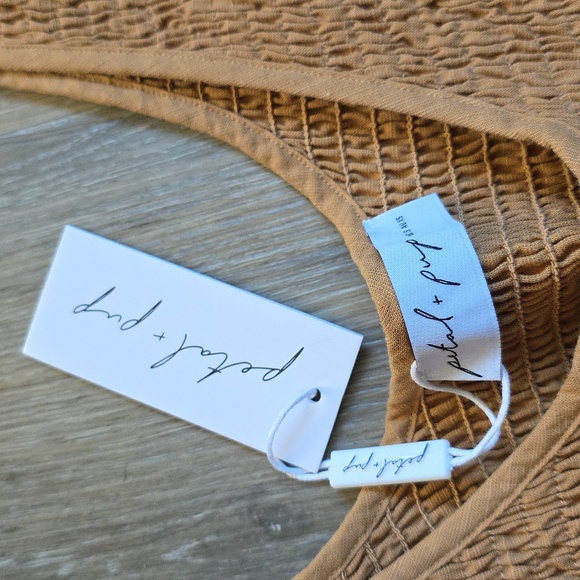 Petal & Pup Tan Mini Dress - Picture 6 of 16